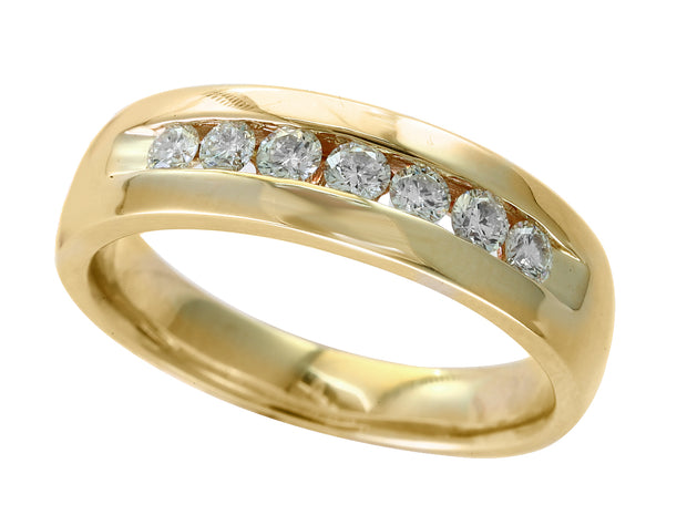 Diamond Wedding Bands - Men'