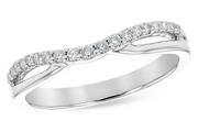 LADIES WHITE GOLD DIAMOND WEDDING BAND