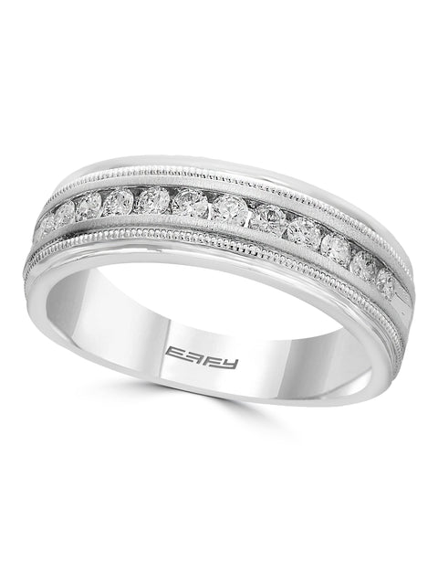 Diamond Wedding Bands - Men'